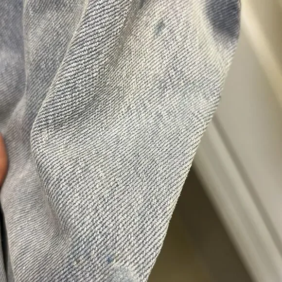 NWT-Universal Thread Purple Denim Jean Jacket with Defects and Home Embroidery-S - Picture 15 of 15